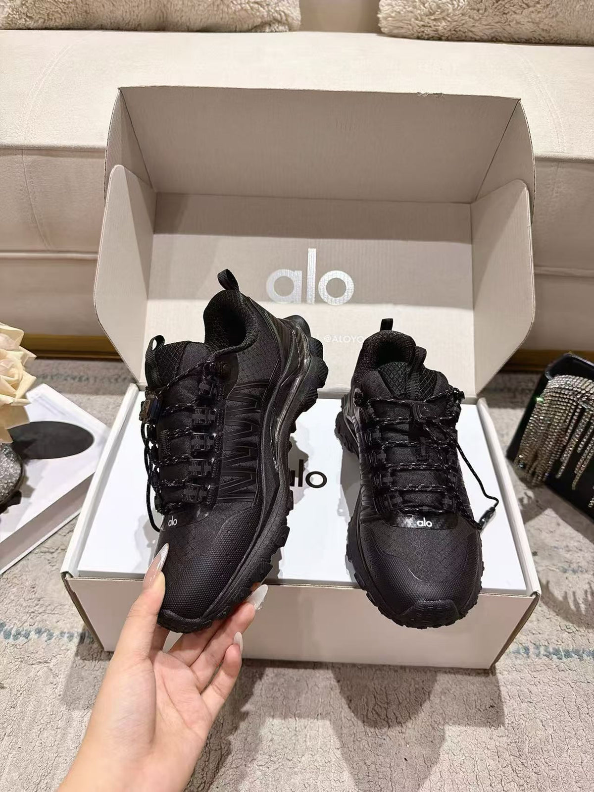 Salomon x CDG Chunky Mesh Sneakers for Women