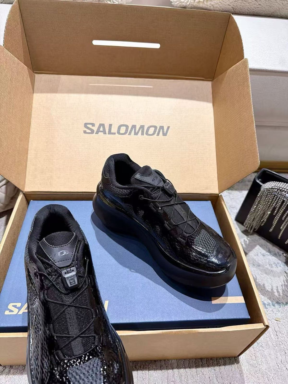 Salomon x CDG Chunky Mesh Sneakers for Women
