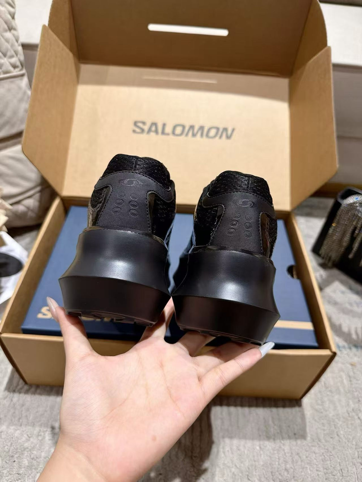 Salomon x CDG Chunky Mesh Sneakers for Women