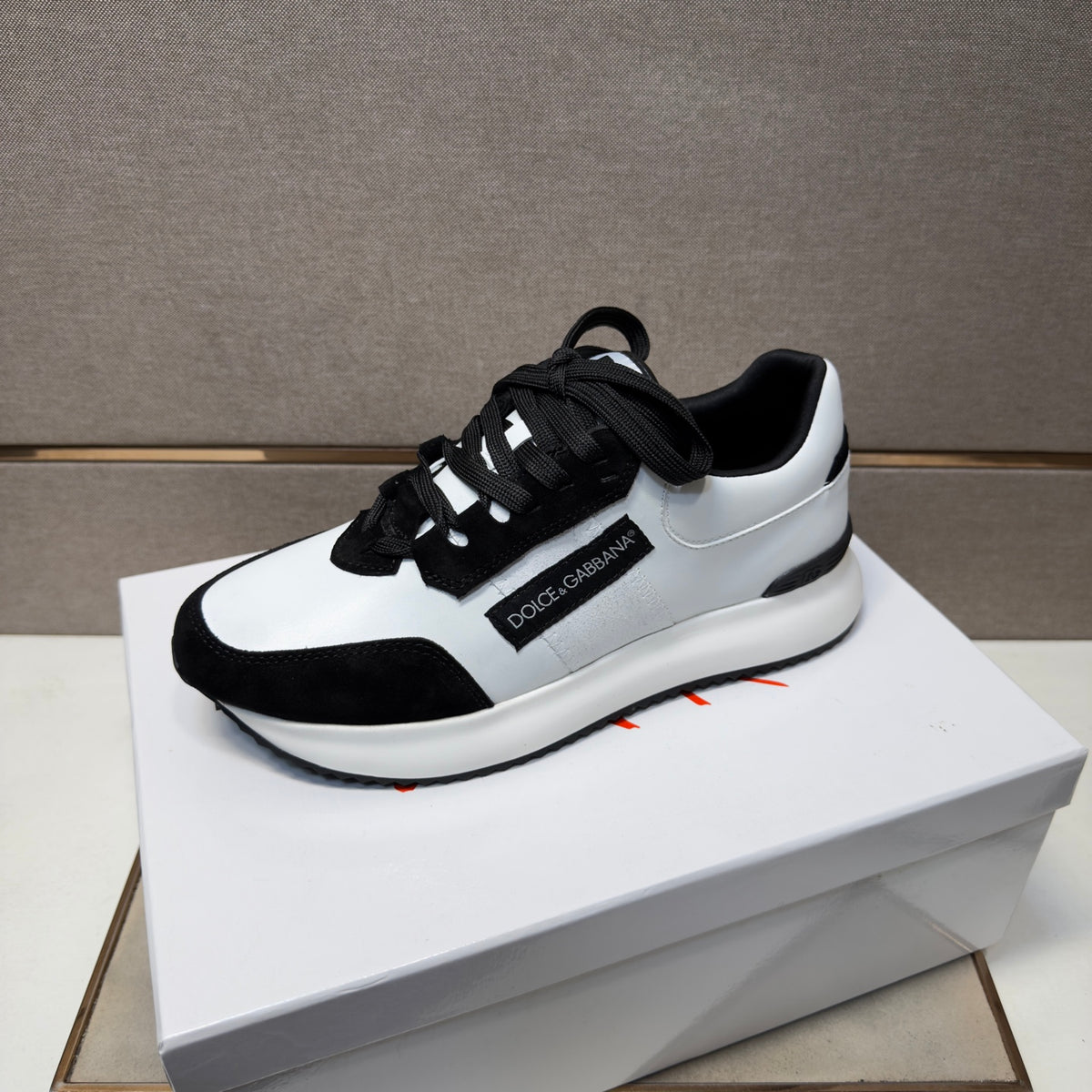 Dolce & Gabbana DG Men's Multi-Material Casual Sneakers 3 Colors