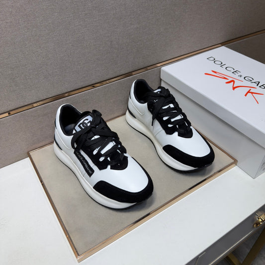Dolce & Gabbana DG Men's Multi-Material Casual Sneakers 3 Colors
