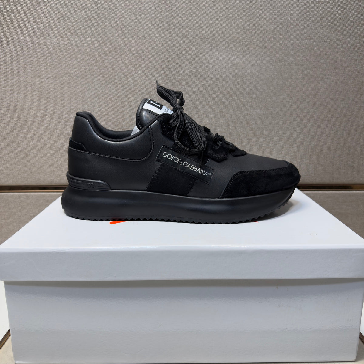 Dolce & Gabbana DG Men's Multi-Material Casual Sneakers 3 Colors