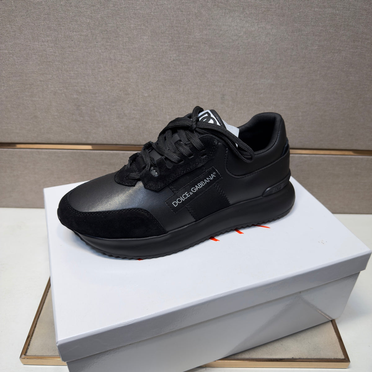 Dolce & Gabbana DG Men's Multi-Material Casual Sneakers 3 Colors