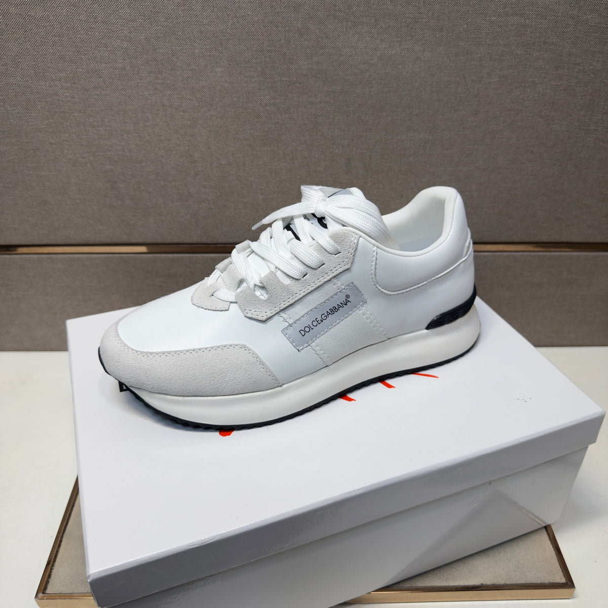 Dolce & Gabbana DG Men's Multi-Material Casual Sneakers 3 Colors