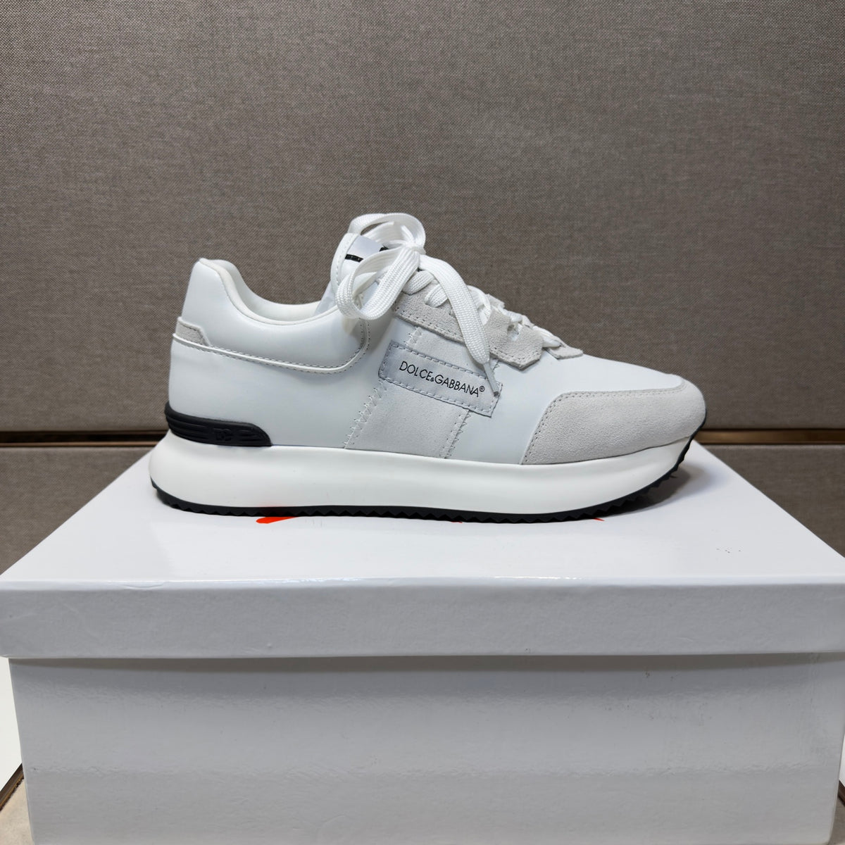 Dolce & Gabbana DG Men's Multi-Material Casual Sneakers 3 Colors