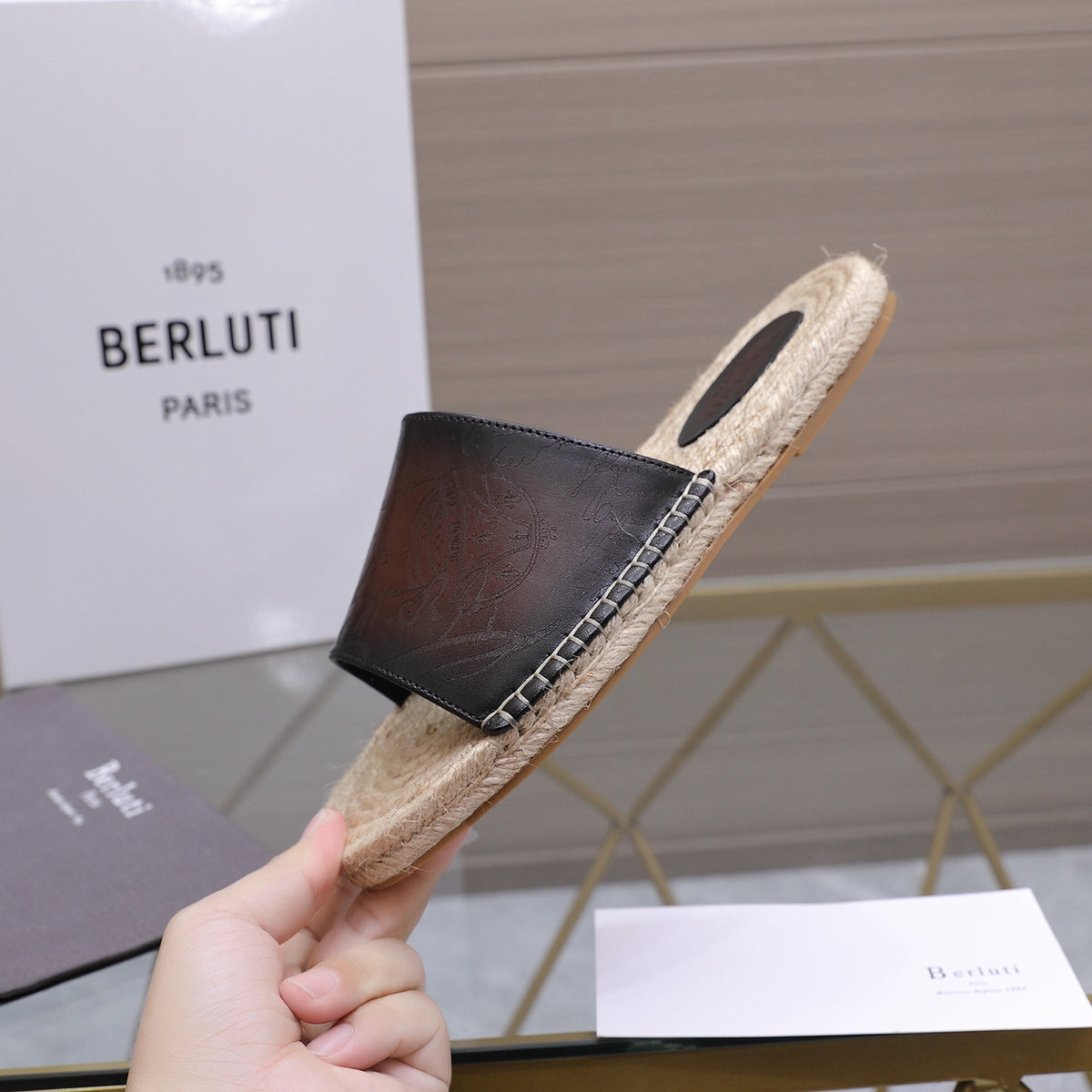 Berluti Men's Edge-Last Leather Casual Shoes