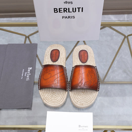 Berluti Men's Edge-Last Leather Casual Shoes