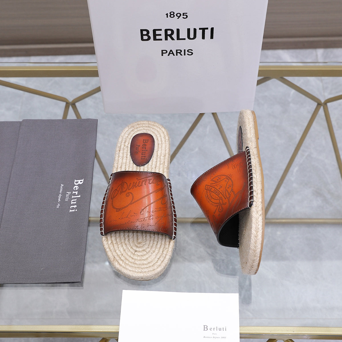 Berluti Men's Edge-Last Leather Casual Shoes