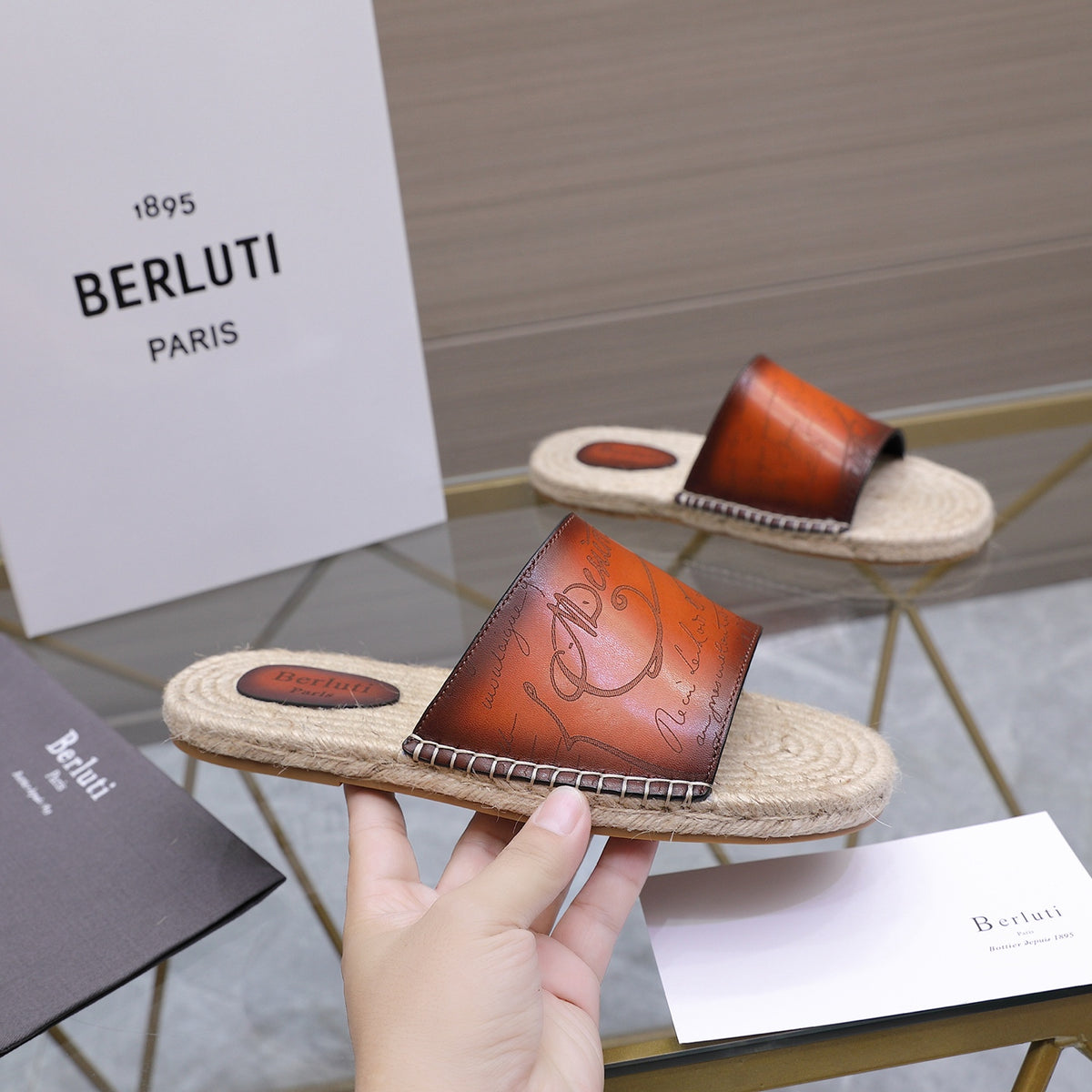 Berluti Men's Edge-Last Leather Casual Shoes