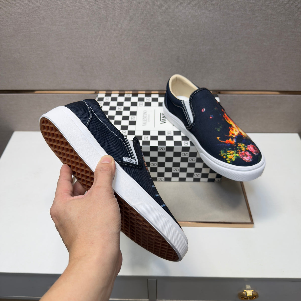 Dolce & Gabbana DG Men's Multi-Material Casual Sneakers 3 Colors