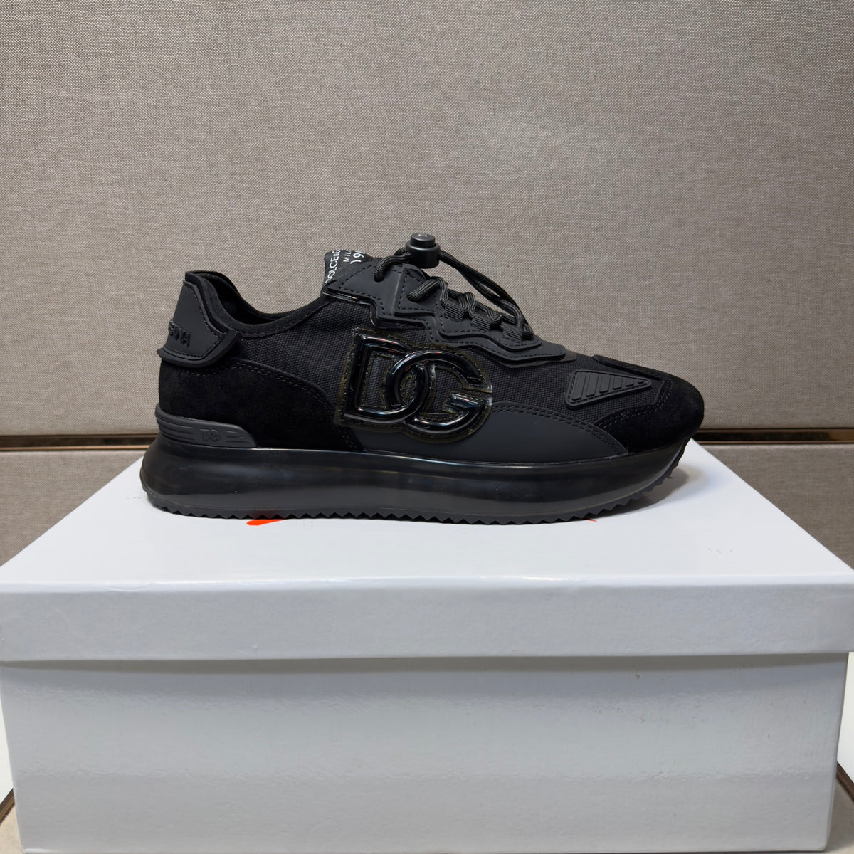 Dolce & Gabbana DG Couple's Multi-Material Casual Sneakers Multi-Color