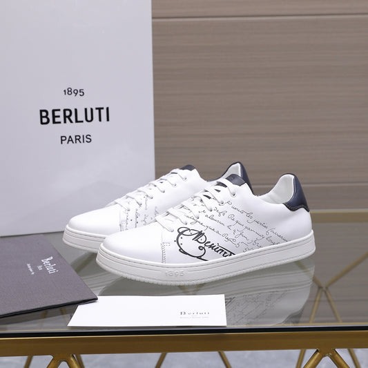 Berluti Men's Edge-Last Leather Casual Shoes