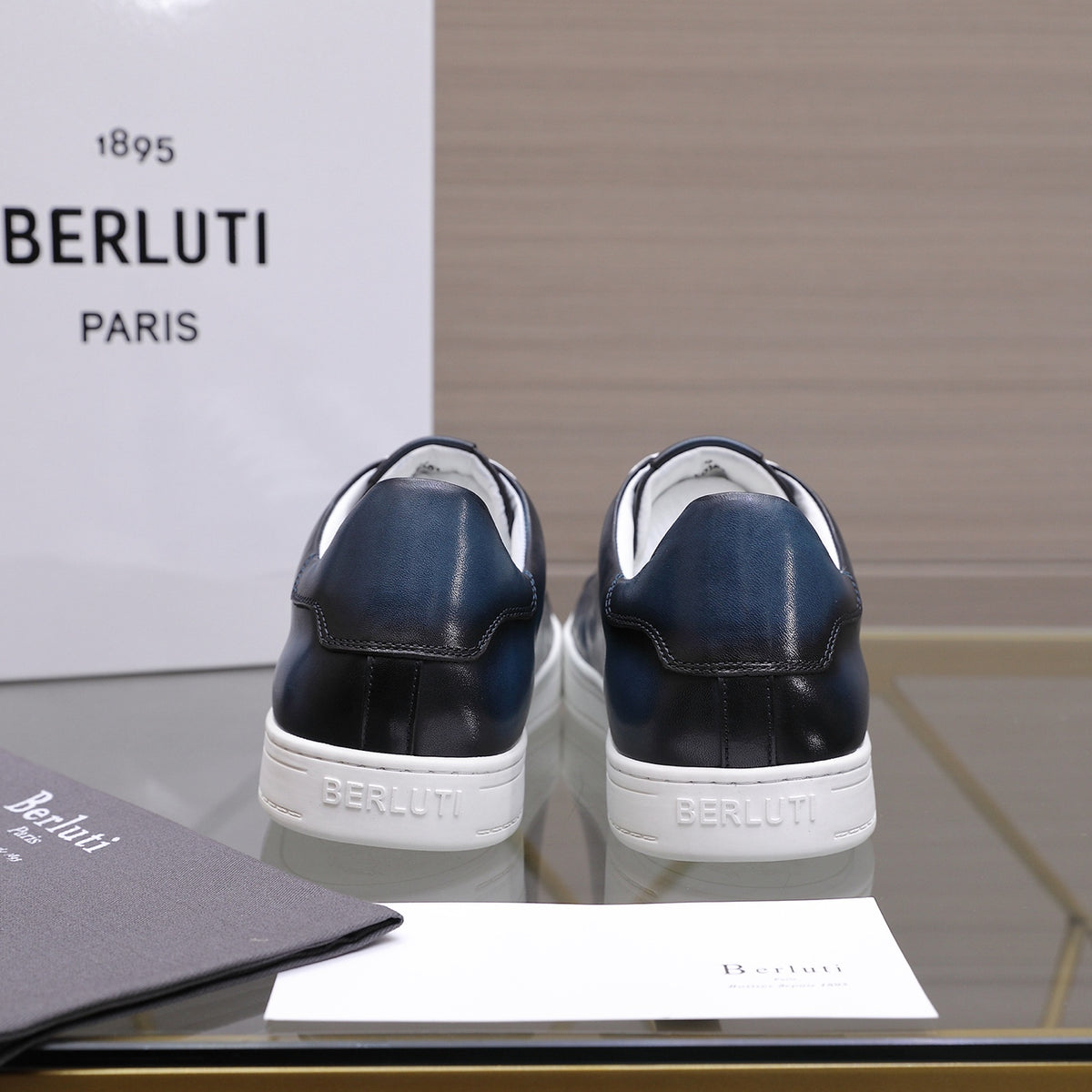 Berluti Men's Edge-Last Leather Casual Shoes