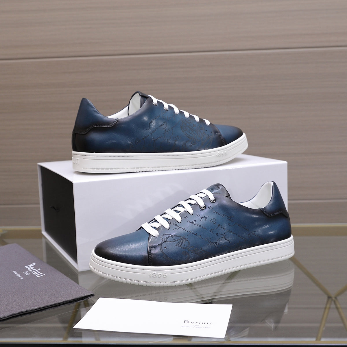 Berluti Men's Edge-Last Leather Casual Shoes