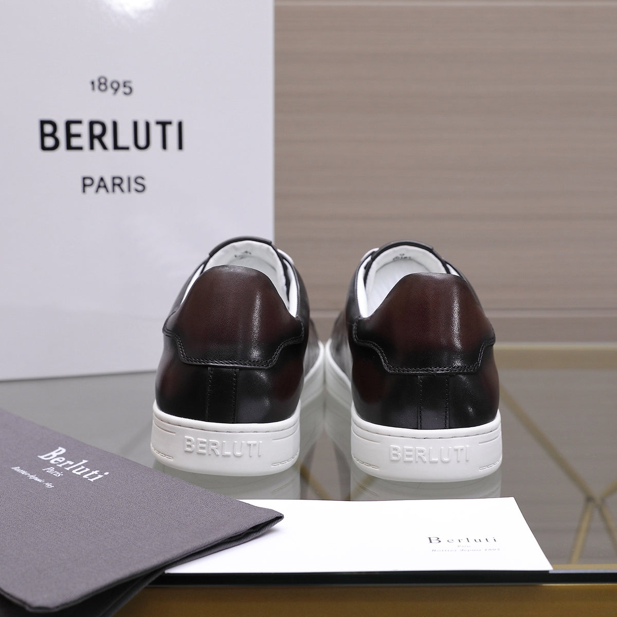 Berluti Men's Edge-Last Leather Casual Shoes