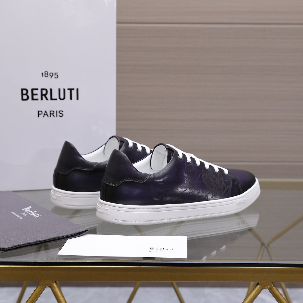 Berluti Men's Edge-Last Leather Casual Shoes