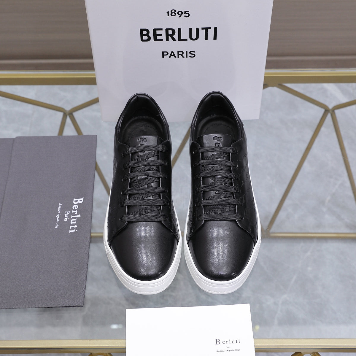 Berluti Men's Edge-Last Leather Casual Shoes