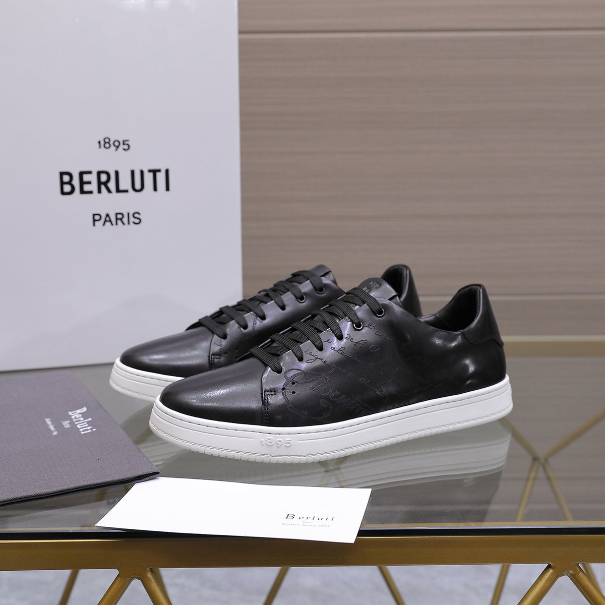 Berluti Men's Edge-Last Leather Casual Shoes