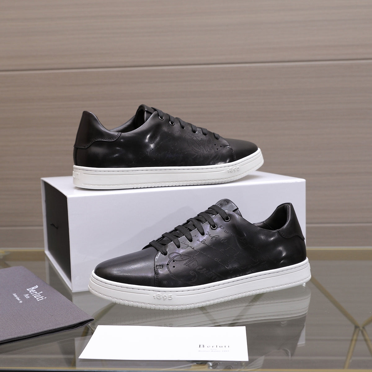 Berluti Men's Edge-Last Leather Casual Shoes