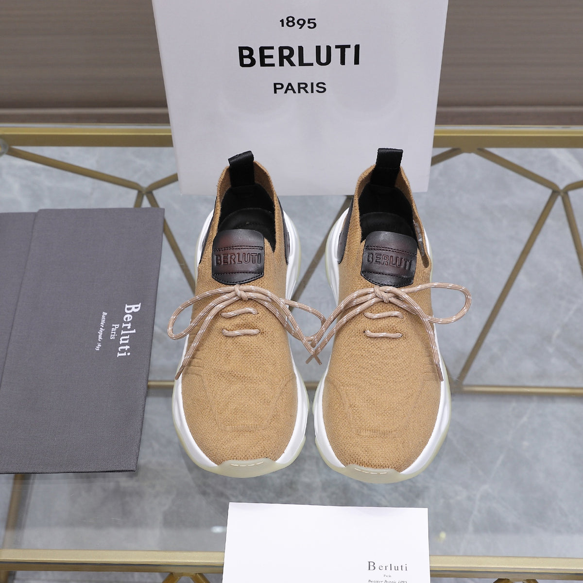 Berluti Men's Edge-Last Leather Casual Shoes