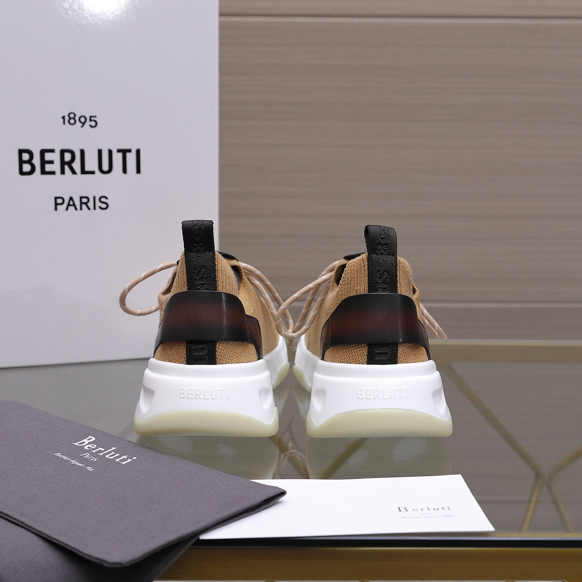 Berluti Men's Edge-Last Leather Casual Shoes