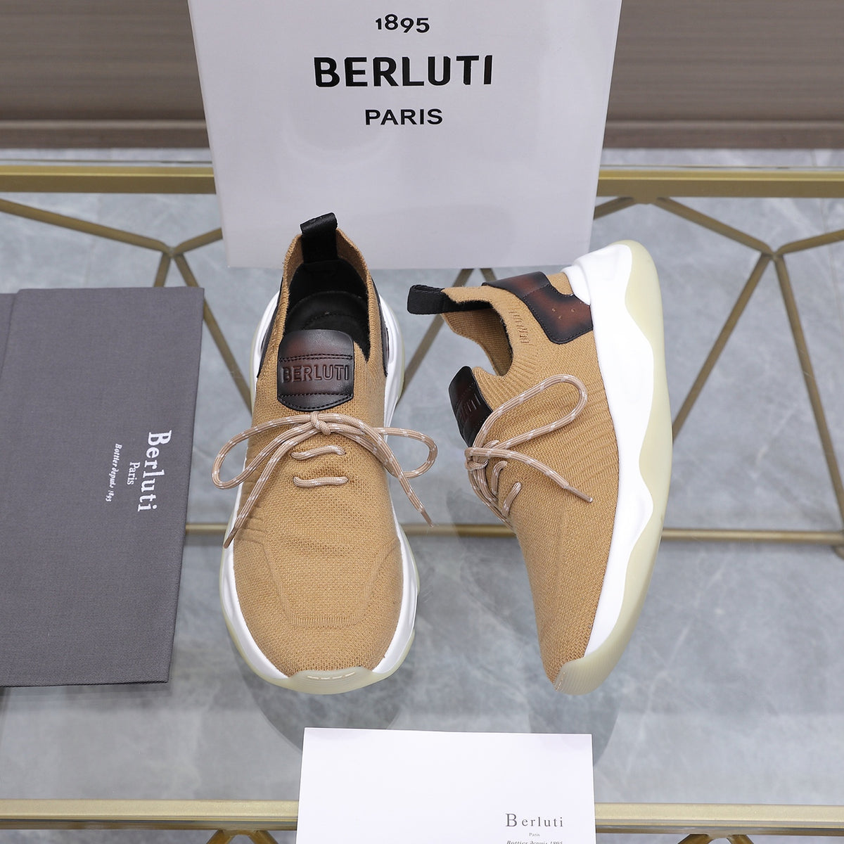 Berluti Men's Edge-Last Leather Casual Shoes