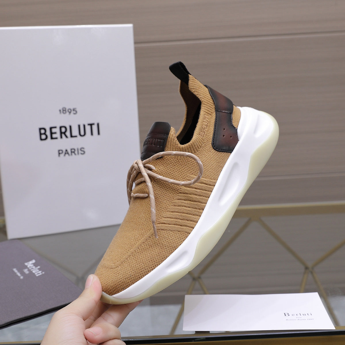 Berluti Men's Edge-Last Leather Casual Shoes