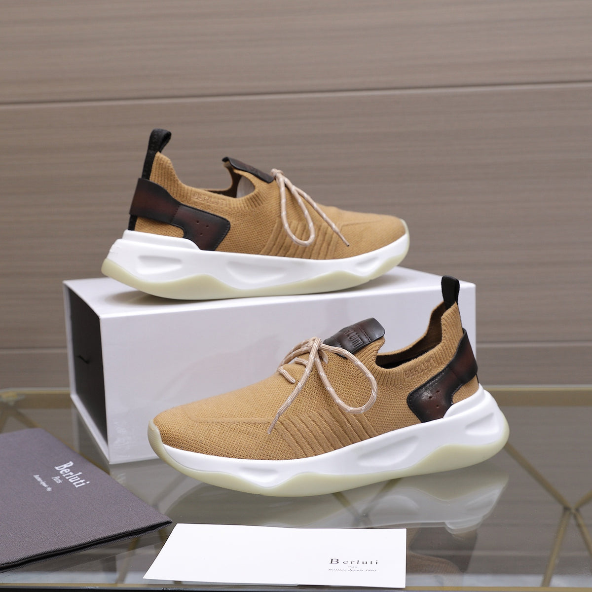 Berluti Men's Edge-Last Leather Casual Shoes