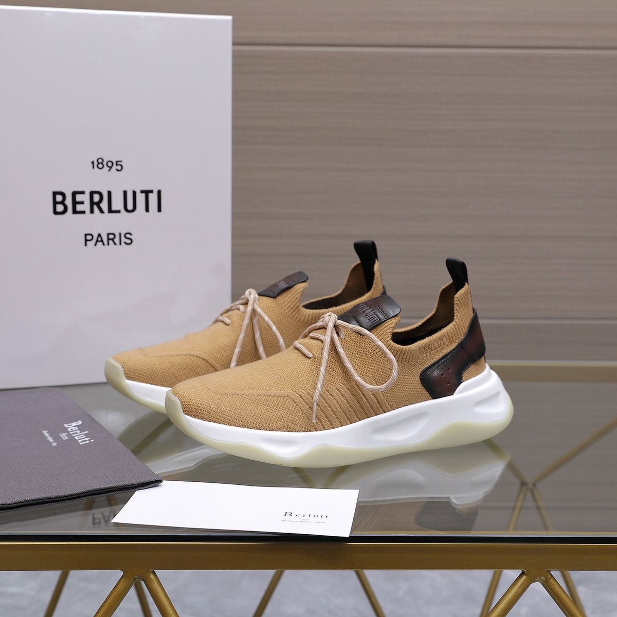 Berluti Men's Edge-Last Leather Casual Shoes