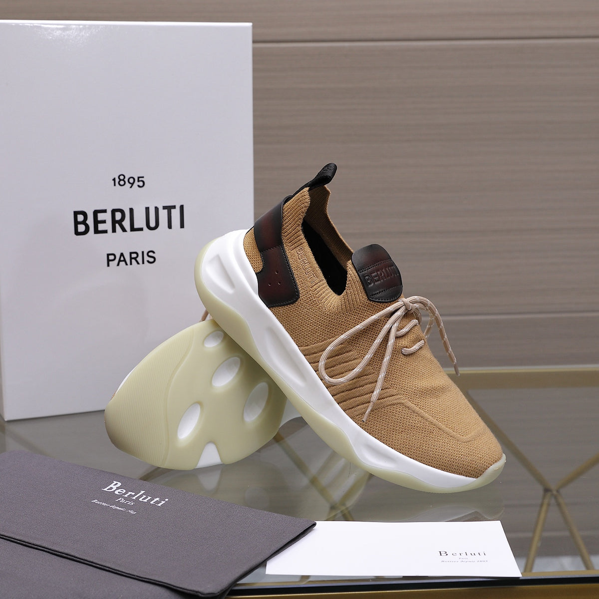 Berluti Men's Edge-Last Leather Casual Shoes