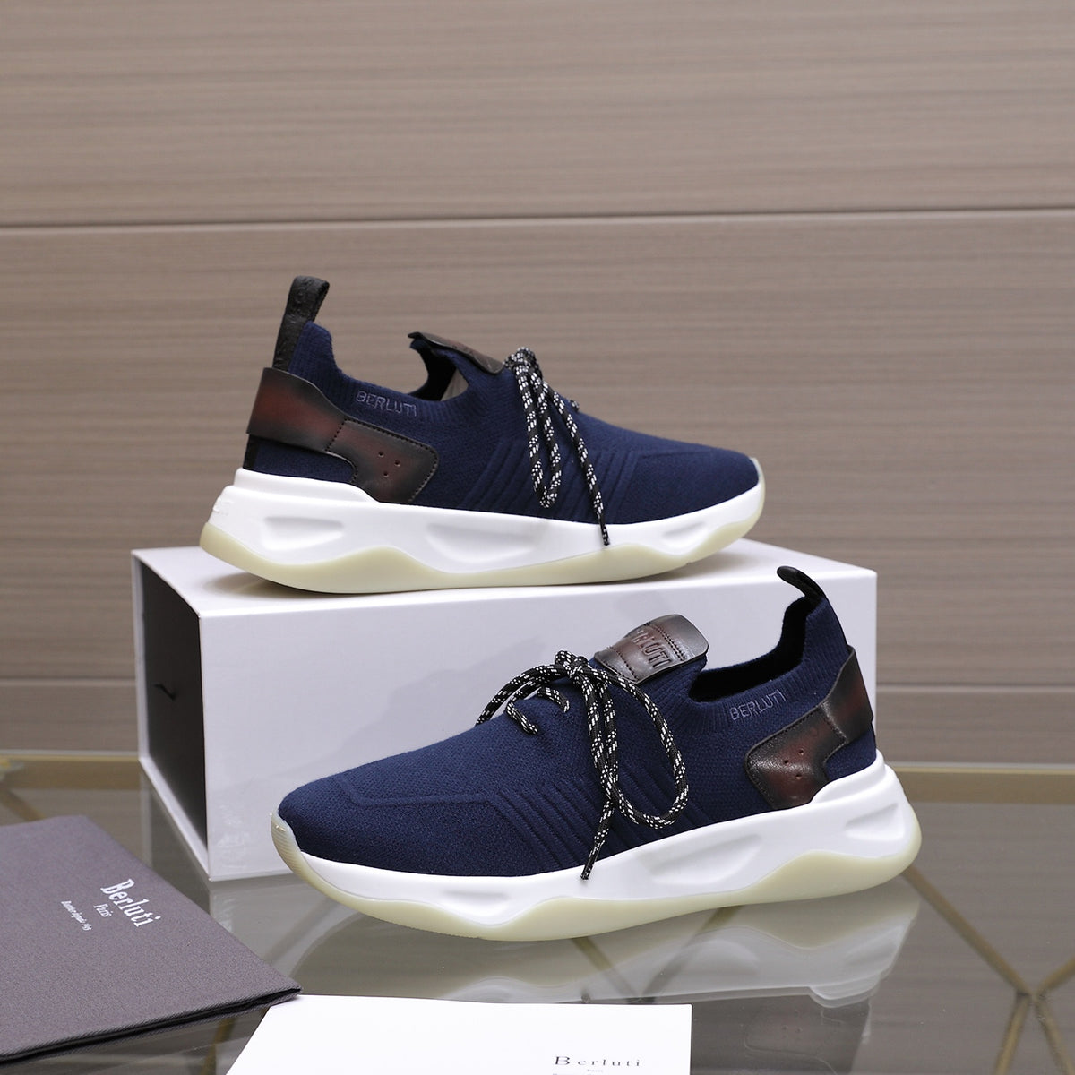 Berluti Men's Edge-Last Leather Casual Shoes