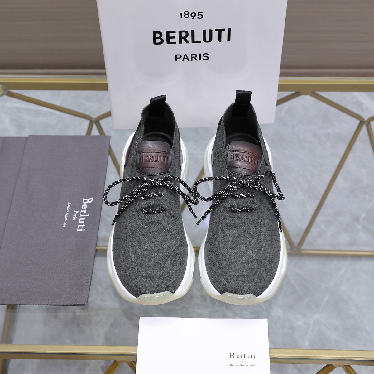 Berluti Men's Edge-Last Leather Casual Shoes