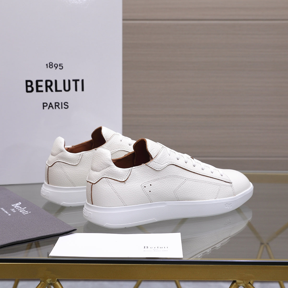 Berluti Men's Edge-Last Leather Casual Shoes