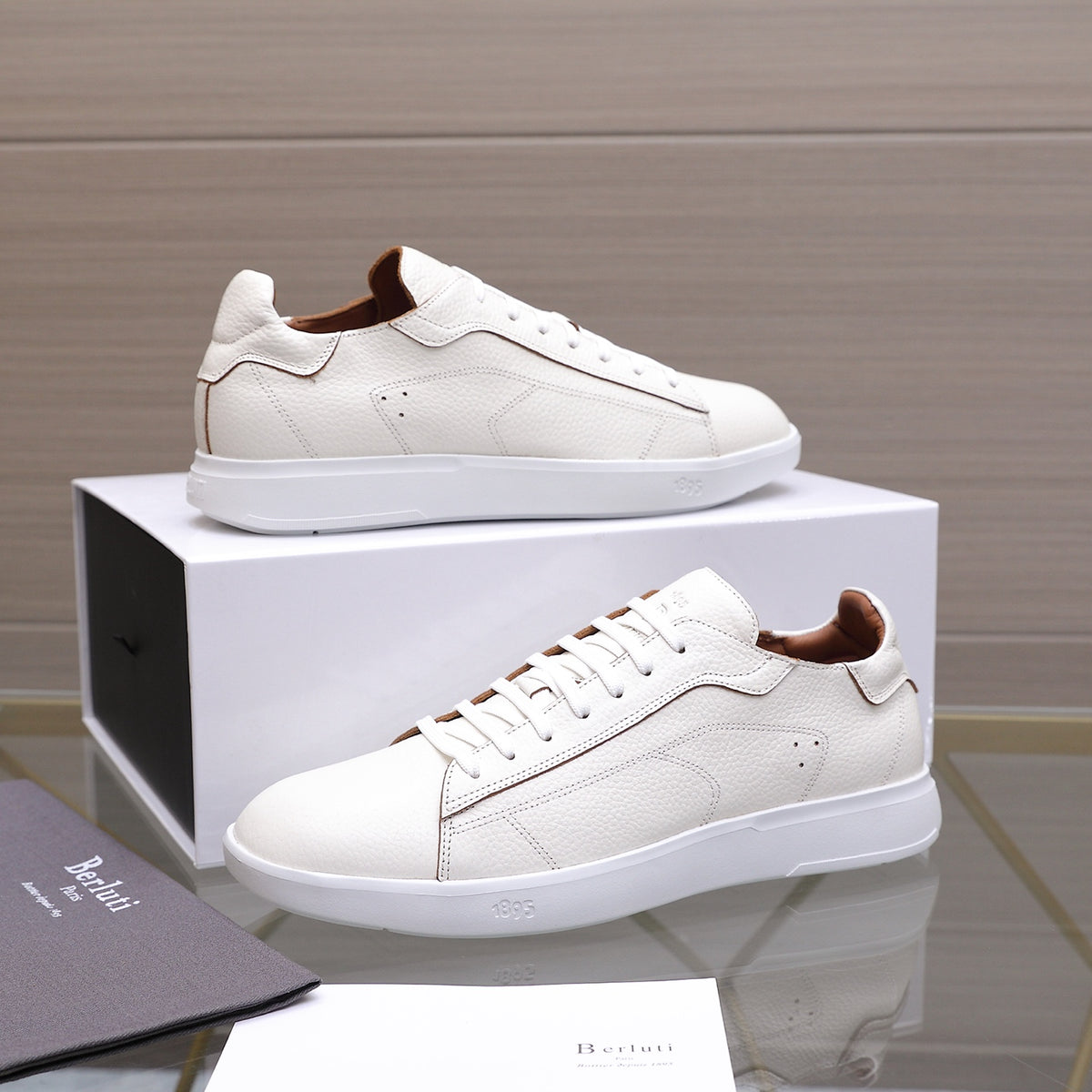 Berluti Men's Edge-Last Leather Casual Shoes