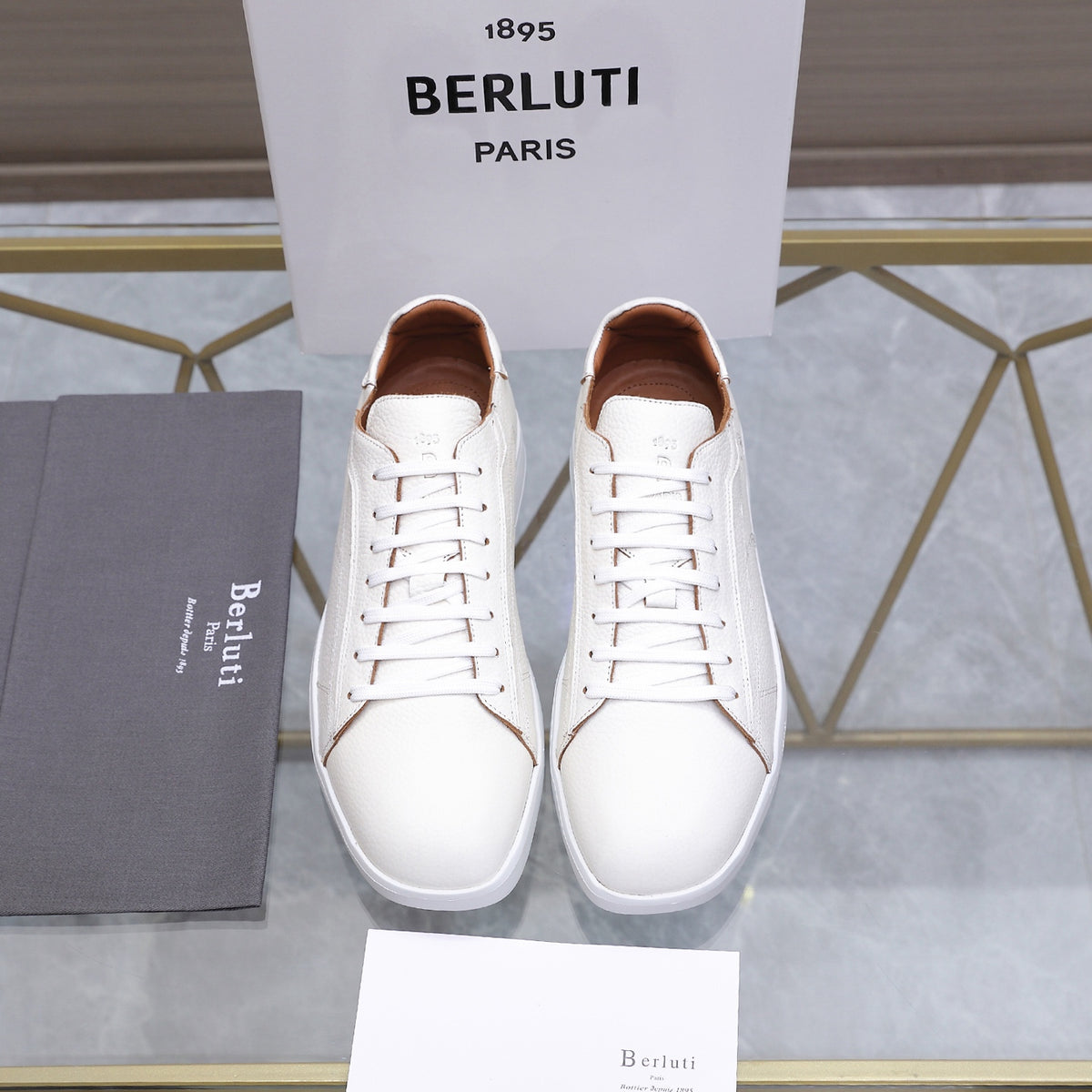 Berluti Men's Edge-Last Leather Casual Shoes