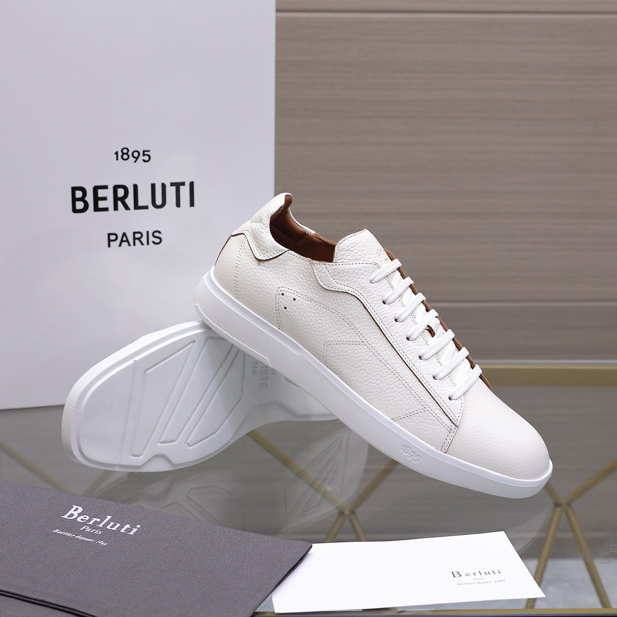 Berluti Men's Edge-Last Leather Casual Shoes