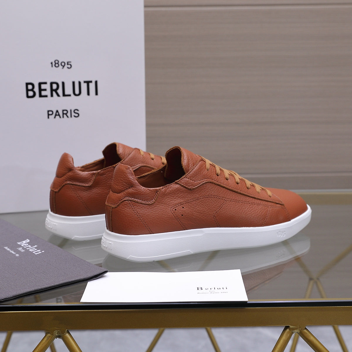 Berluti Men's Edge-Last Leather Casual Shoes