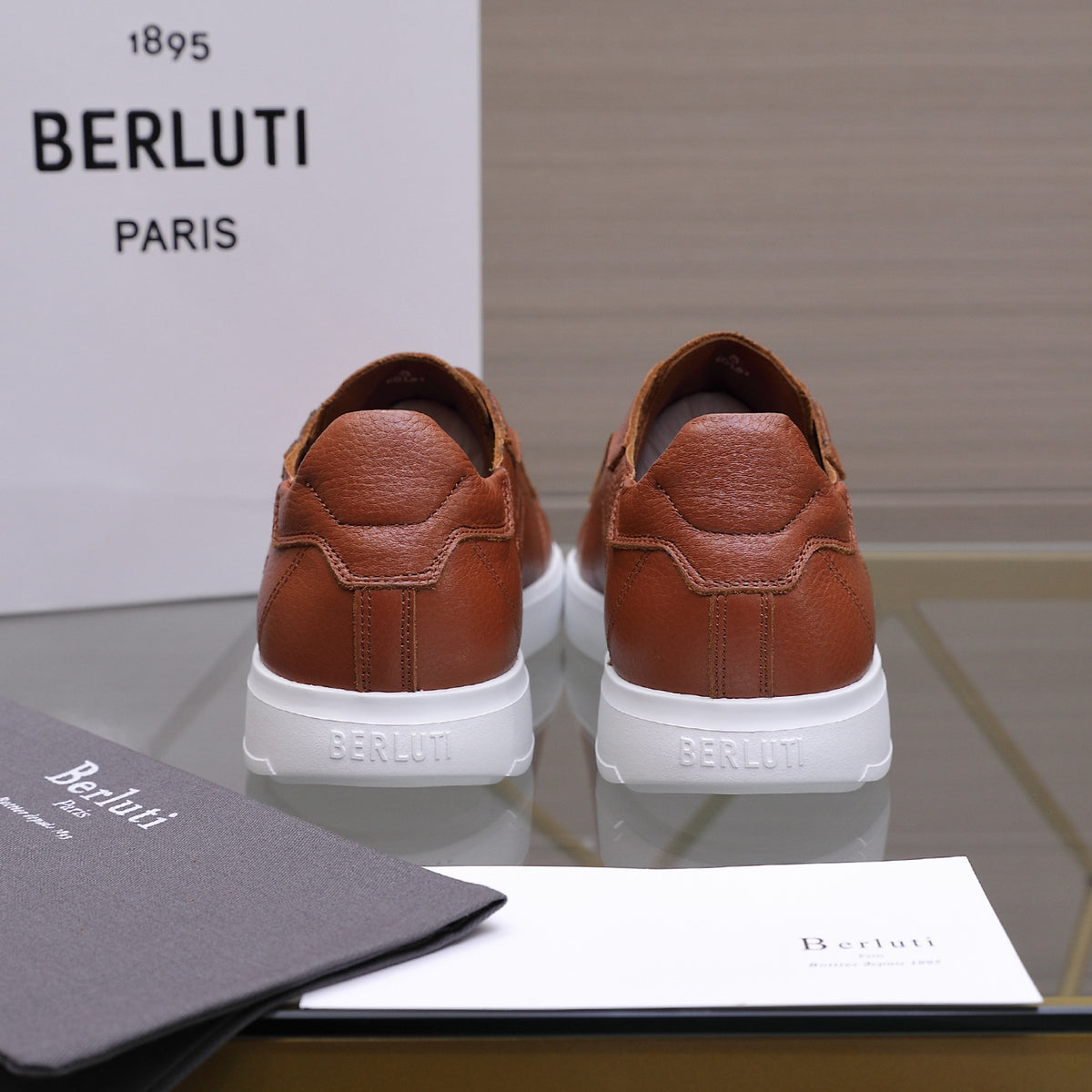 Berluti Men's Edge-Last Leather Casual Shoes
