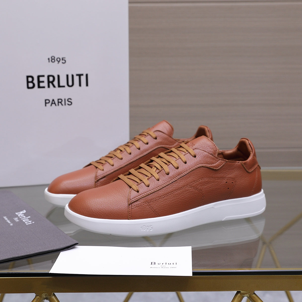 Berluti Men's Edge-Last Leather Casual Shoes
