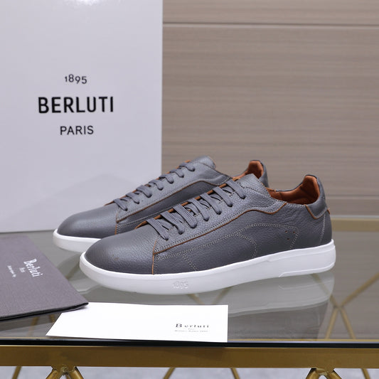 Berluti Men's Edge-Last Leather Casual Shoes