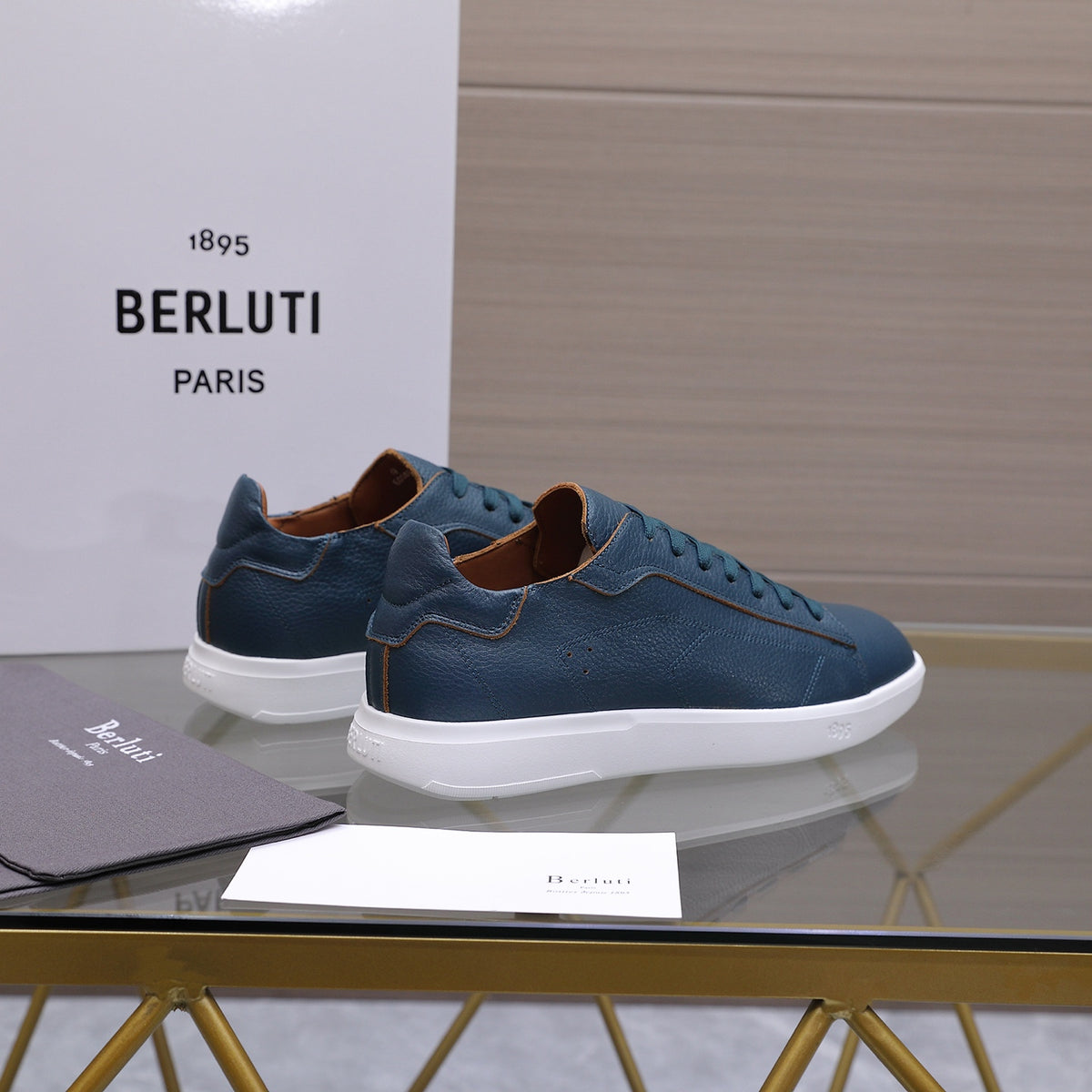 Berluti Men's Edge-Last Leather Casual Shoes
