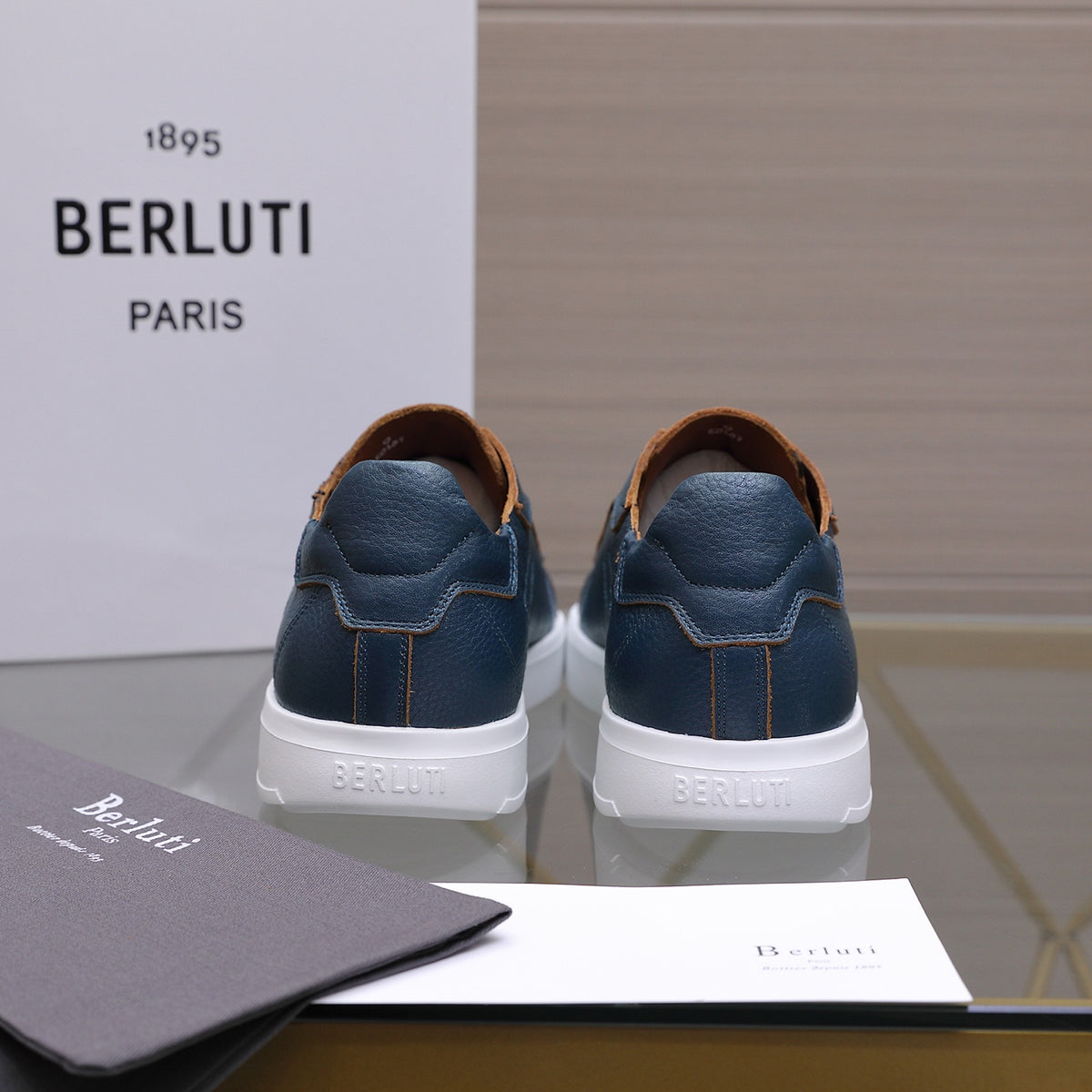 Berluti Men's Edge-Last Leather Casual Shoes