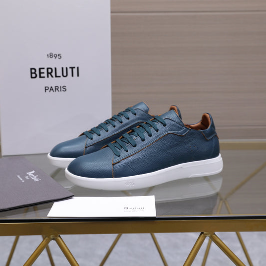 Berluti Men's Edge-Last Leather Casual Shoes