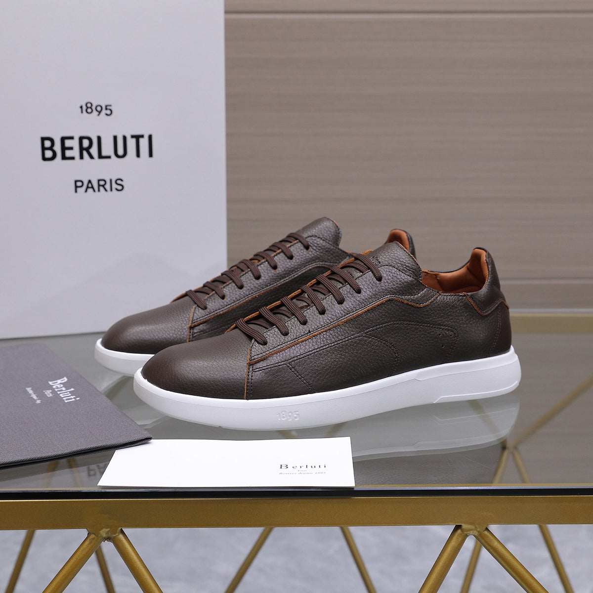 Berluti Men's Edge-Last Leather Casual Shoes