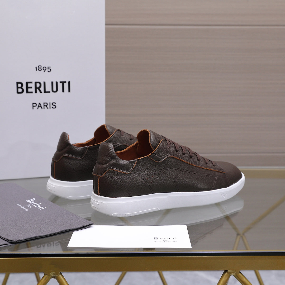 Berluti Men's Edge-Last Leather Casual Shoes