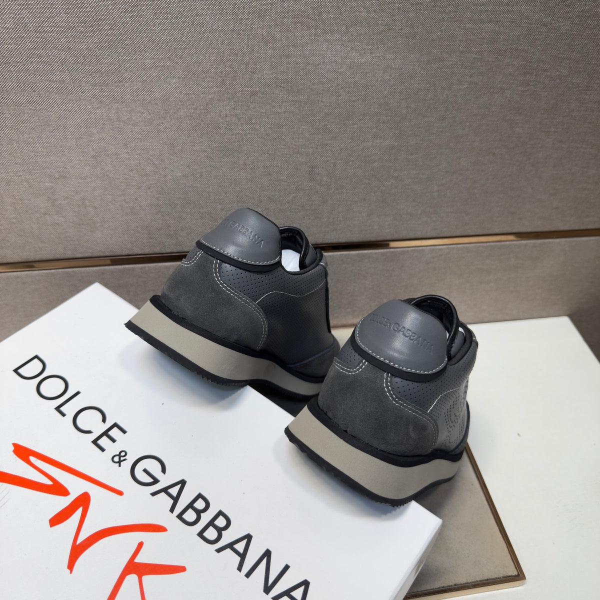 Dolce & Gabbana DG Couple's Multi-Material Casual Sneakers Multi-Color