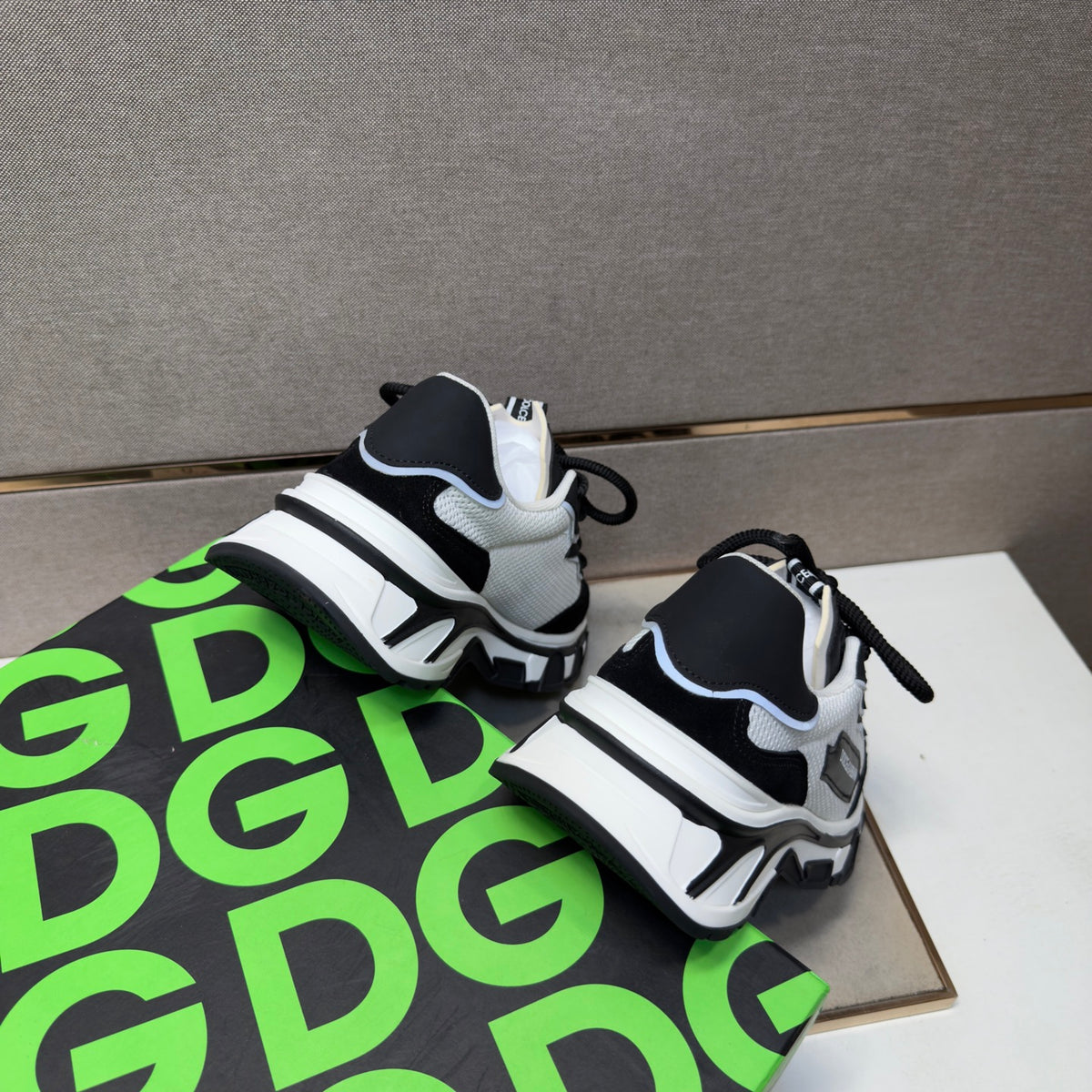 Dolce & Gabbana DG Couple's Multi-Material Casual Sneakers 6 Colors