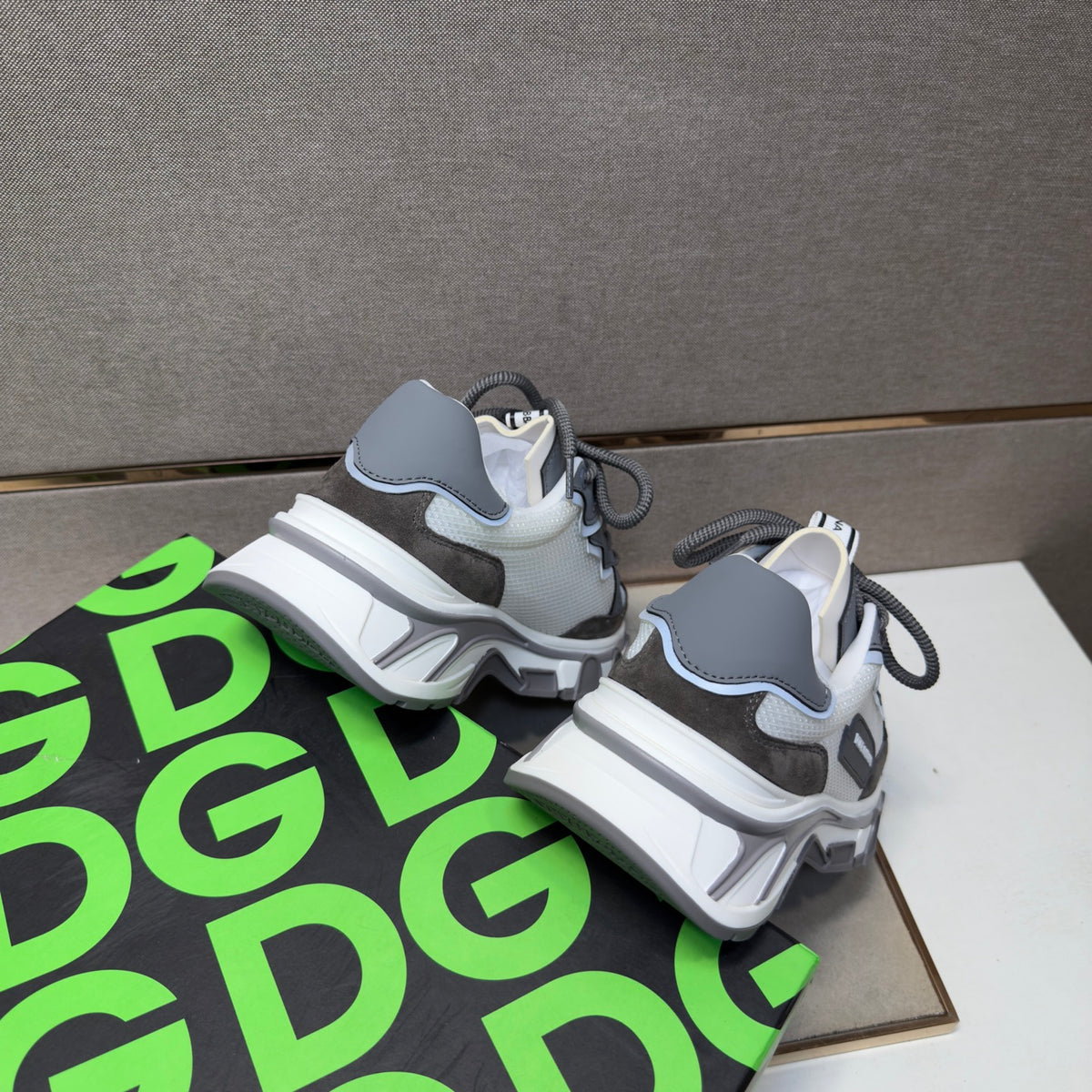 Dolce & Gabbana DG Couple's Multi-Material Casual Sneakers 6 Colors
