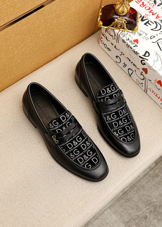 Dolce & Gabbana DG Men's Italian Calfskin Dress Shoes