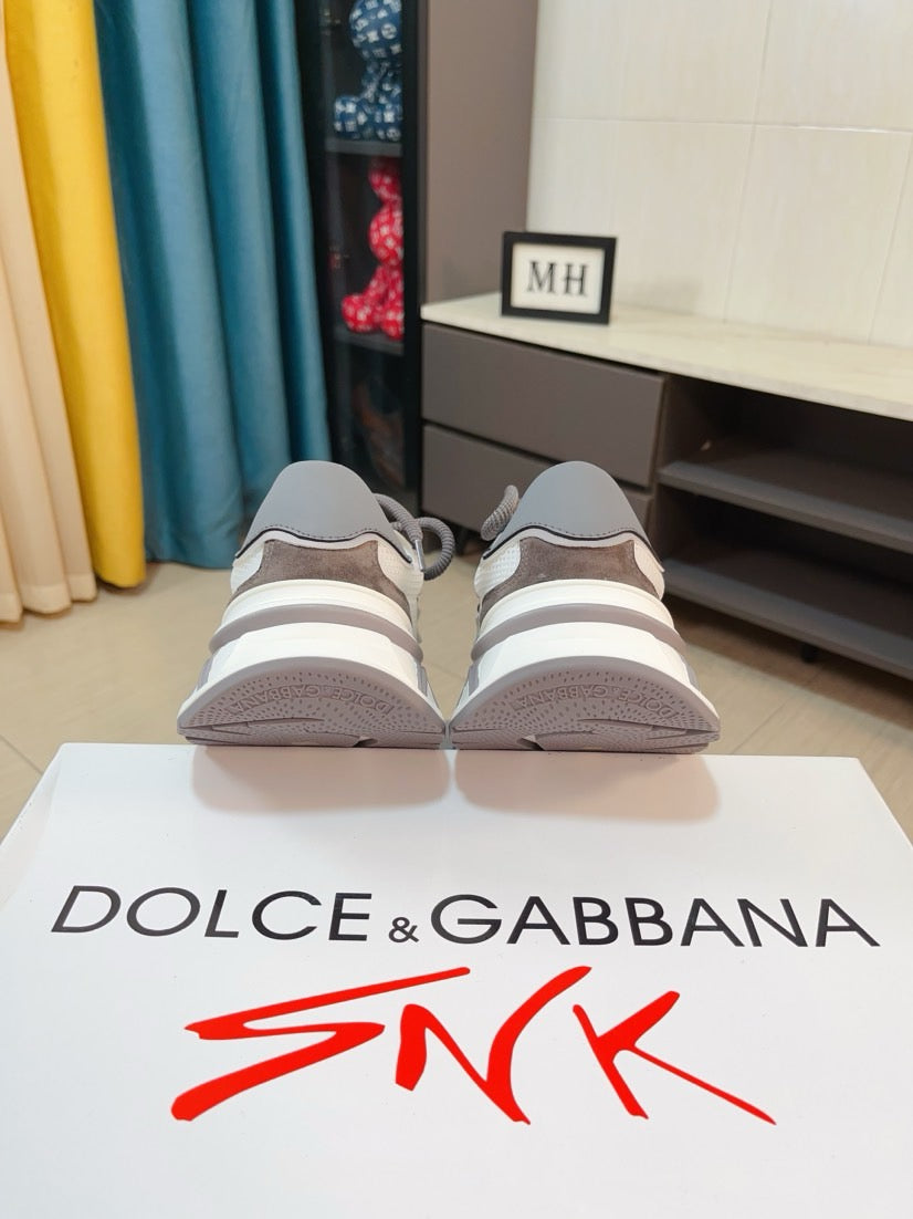 Dolce & Gabbana DG Men's Suede & Waterproof-Fabric Casual Sneakers